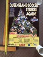 Poster Queensland Strikers National Soccer League 1994-95