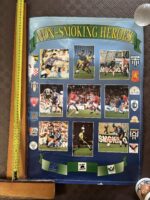 Poster National Soccer League Non-Smoking Heroes