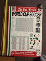 Poster World Cup Italia 1990 Sun Herald