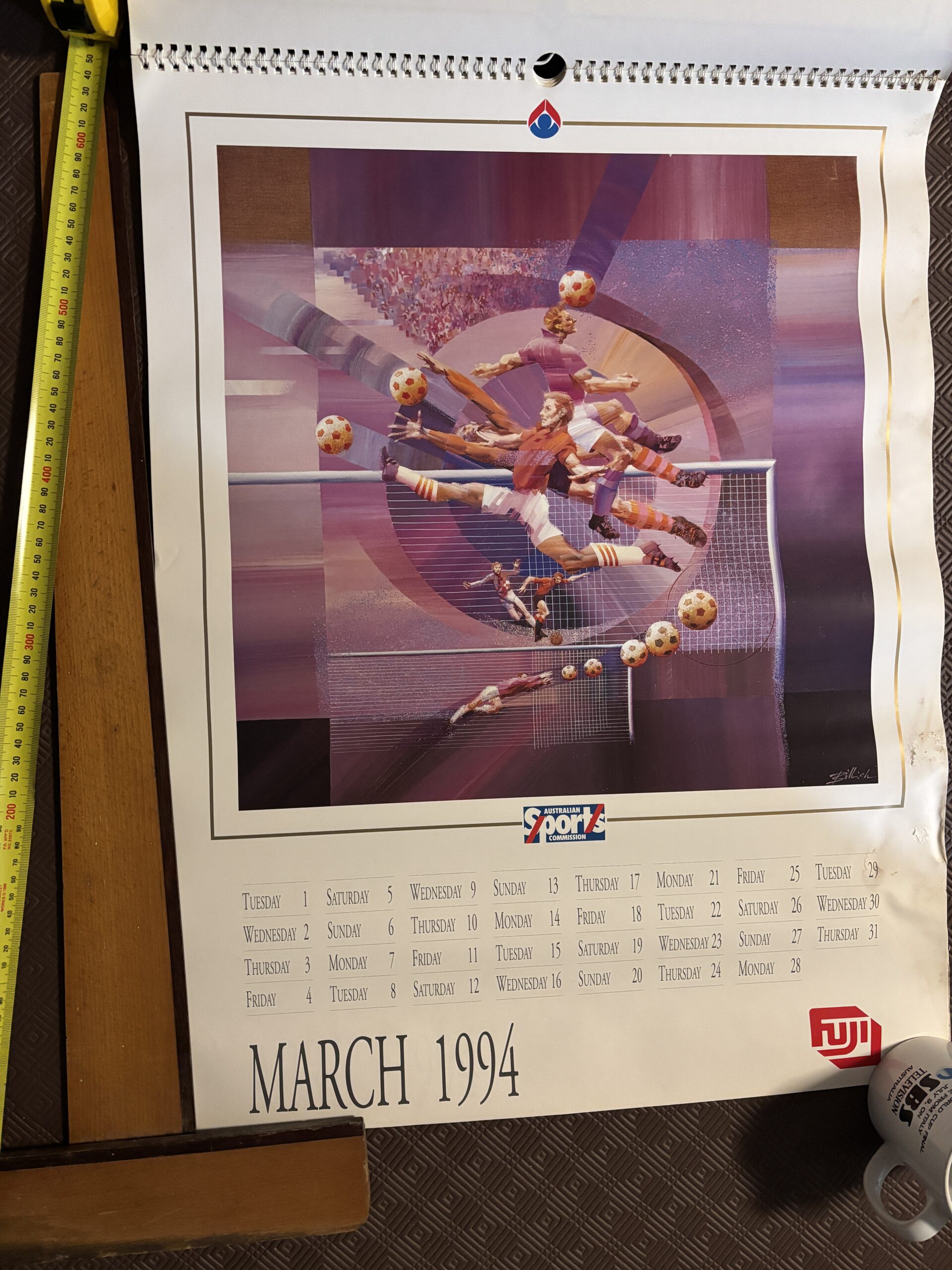 Poster Head Start, Billich Sports Calendar 1994