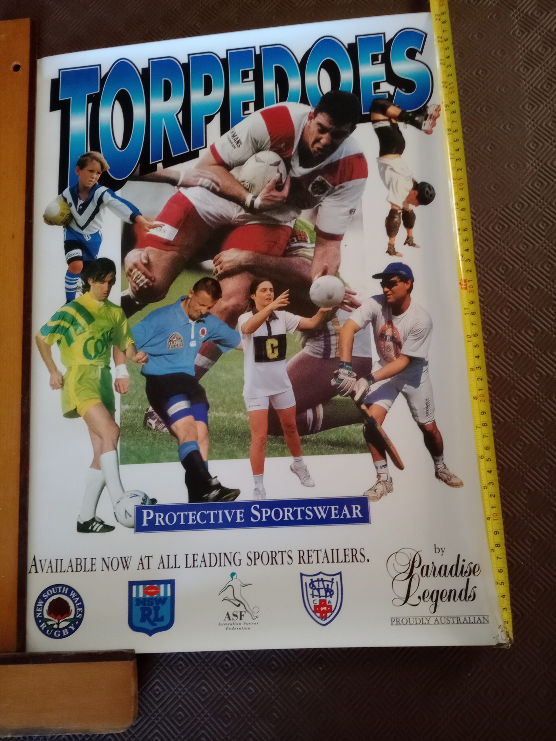 Poster Sports Multi sport Torpedoes protective sportswear Launch 60cm