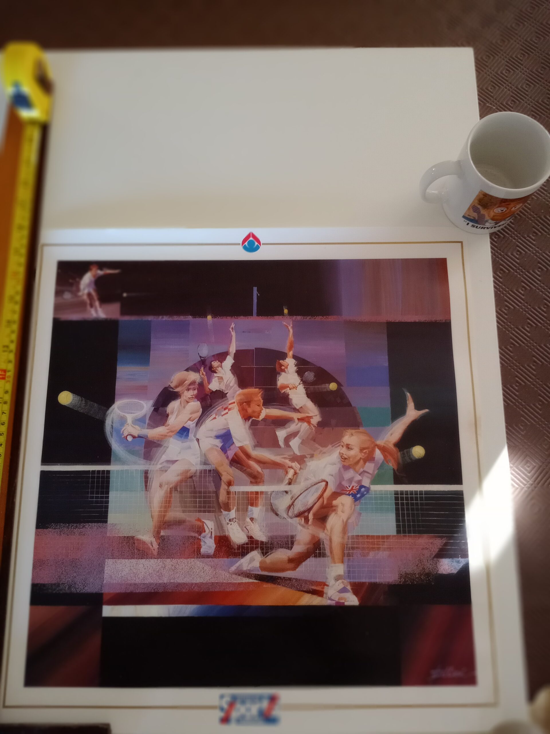 Poster Love Game, Billich Sports Calendar 1994 - Tennis artwork